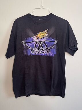 Y2K Vintage Aerosmith 🎸 Rock’n’Roller Coaster Graphic Tshirt (L)